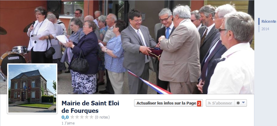 La page Facebook de la commune de Saint-Eloi-de-Fourques