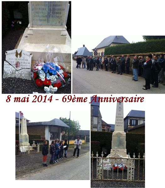 Le 69e anniversaire de la commémoration du 8 mai 1945 à Saint-Eloi-de-Fourques
