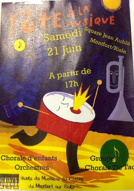La chorale de Saint-Eloi-de-Fourques en démonstaration à Montfort-sur-Risle